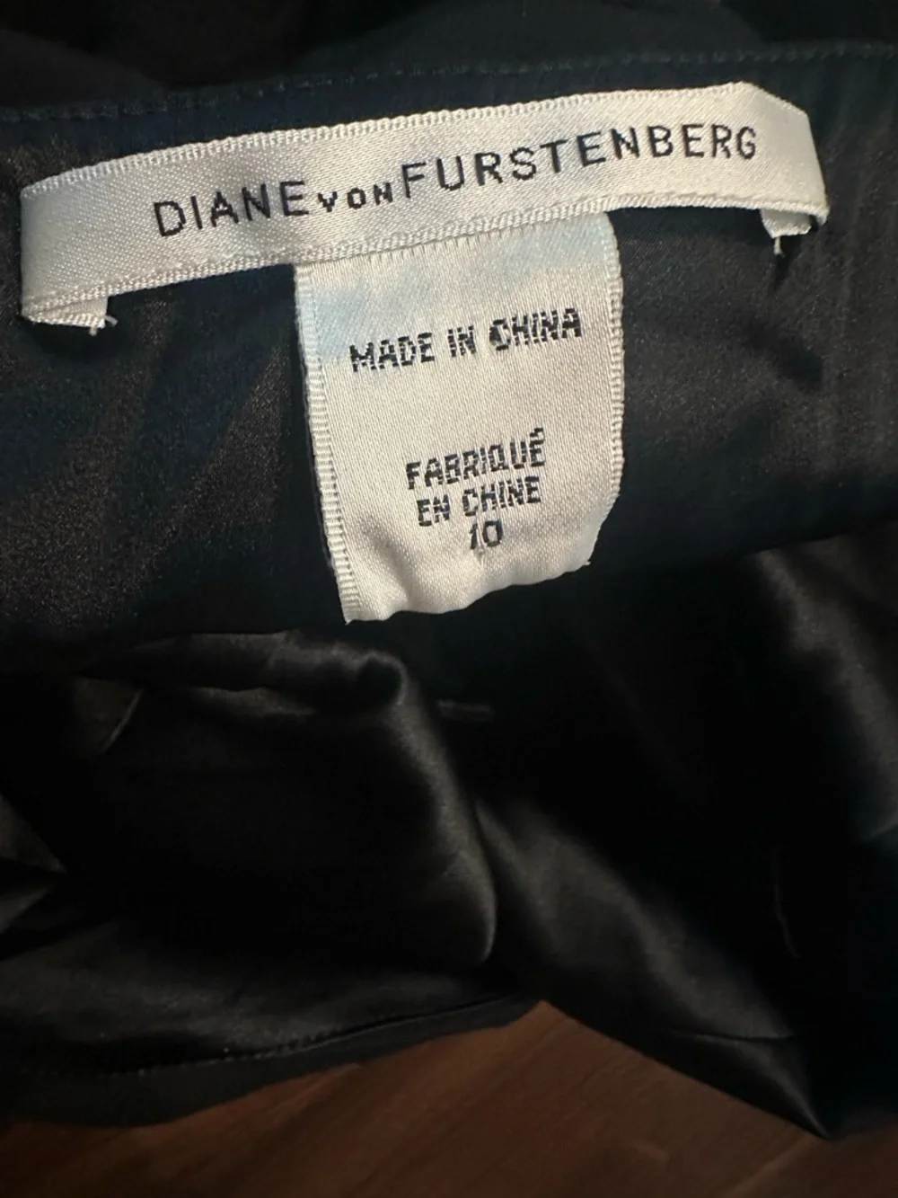 NWOT Diane von Furstenberg Jiwon Little Black Dress - Picture 4 of 4